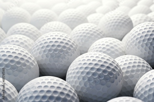Lightweight Golf ball. Play activity club. Generate Ai