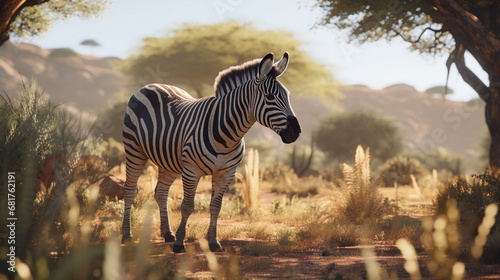 zebras in continent