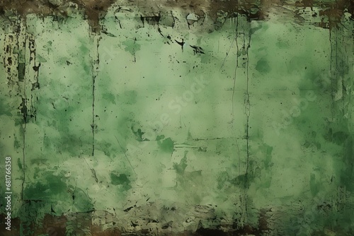 Green grungy ripped distressed background wallpaper