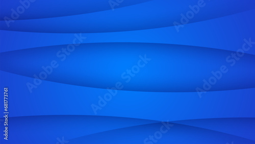 simple blue background. dynamic shapes with gradient colors
