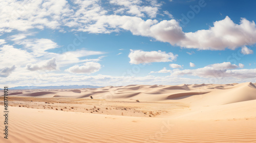 Desert landscape view  desert oasis  vacation travel destinations  summer  sunny