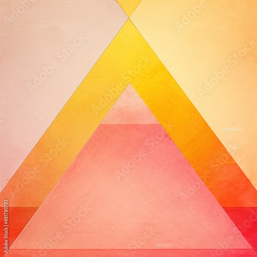 Abstract Geometric Background in Analogous Colors for Modern Art Design