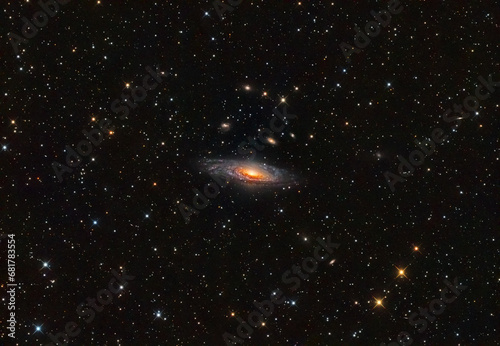 NGC 7331 galaxy in the Andromeda constellation, taken with my telescope.