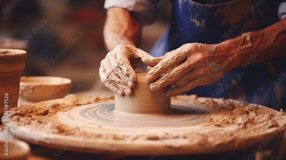 a person making a dough