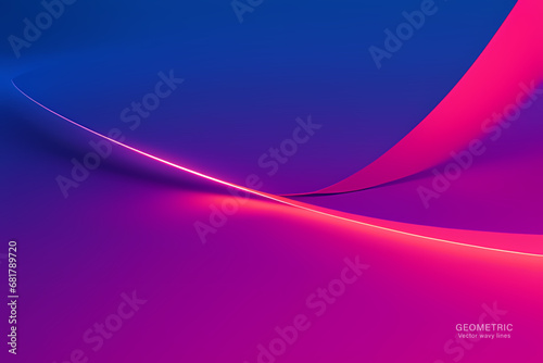 Minimal Abstarct Dynamic textured background design in 3D style with pink color. Vector illustration.