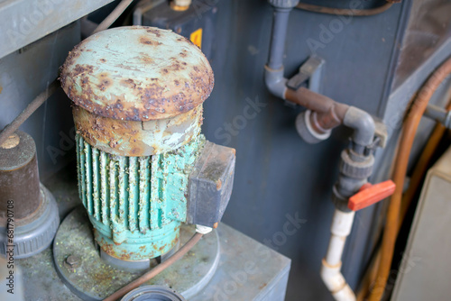 electric pump motors of industrial machines