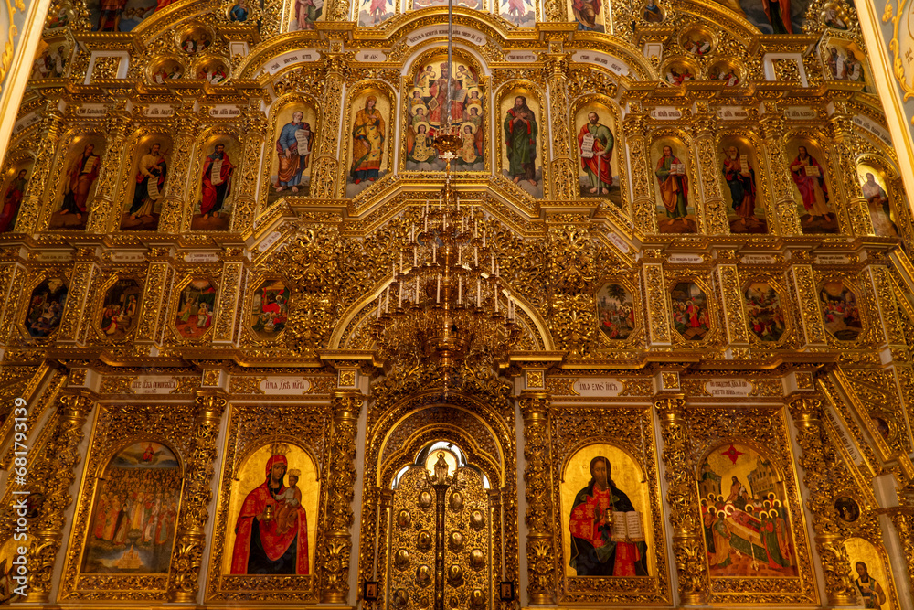 Iconostasis of the Assumption Cathedral Kiev Pechersk Lavra