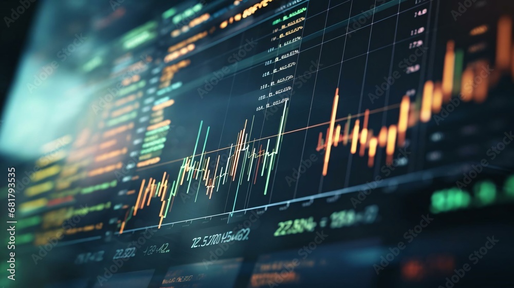 Close up photography of a financial report with charts Close up photography of a financial report with charts