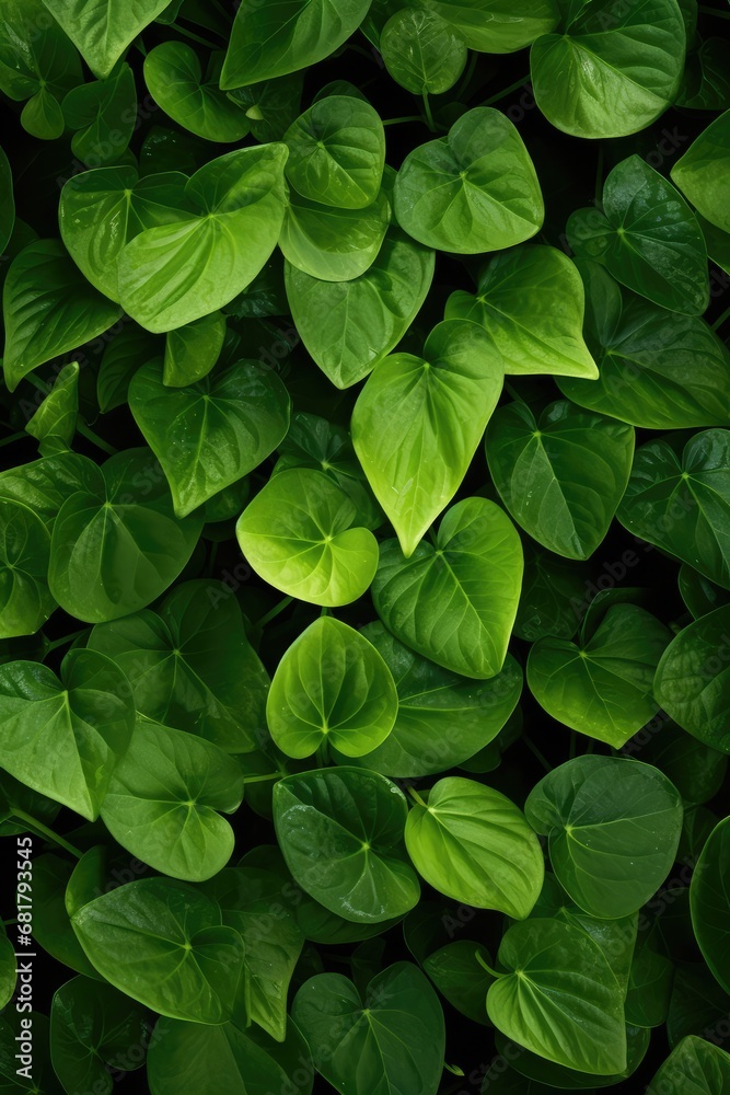 Green leaves background Green leaves background