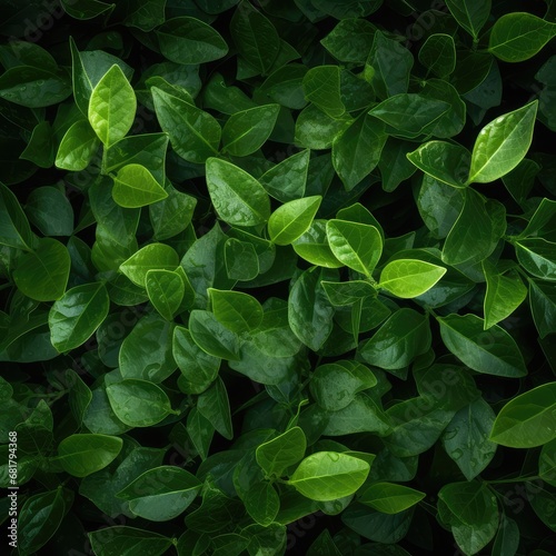 Wallpaper Mural Green leaves background Torontodigital.ca
