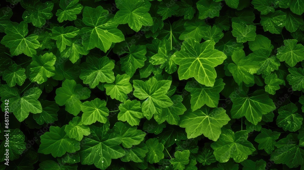 Green leaves background Green leaves background