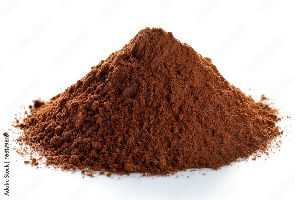 Coarse Ground coffee beans. Powder cafe. Generate Ai Coarse Ground coffee beans. Powder cafe. Generate Ai
