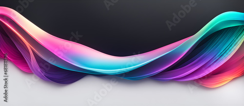 Colored Waves Digital Wallpaper Background Banner Graphic Design Colorful Gift Card Template