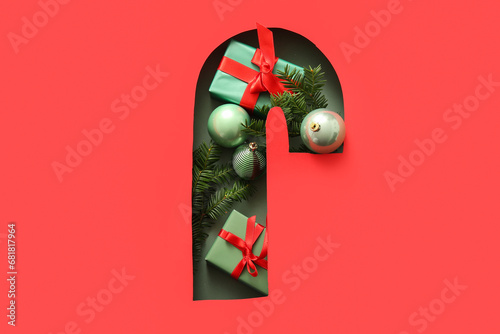 Christmas holiday candy can...