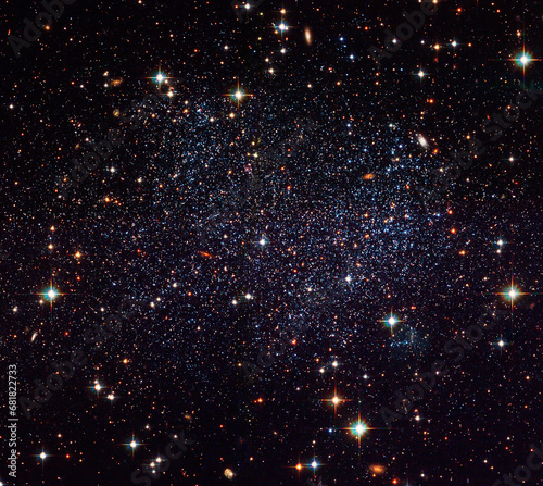 Sagittarius dwarf irregular galaxy. photo