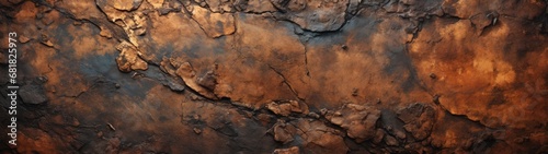Rust and Weathering: Close-up View of Severely Rusted Metal Piece photo