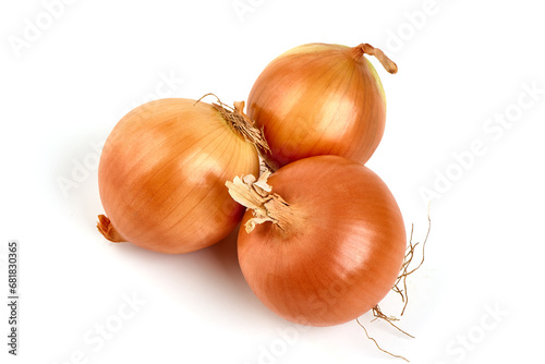 Wallpaper Mural Fresh onion bulbs, isolated on white background. High resolution image. Torontodigital.ca