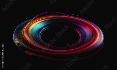 Red Rainbow Liquid Fluid Glass Background Image Abstract Digital Art Website Poster Gift Card Template