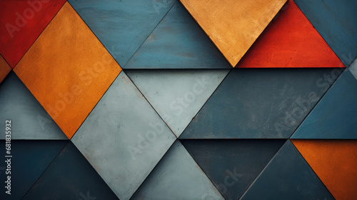 Geometric shapes and patterns minimal background design