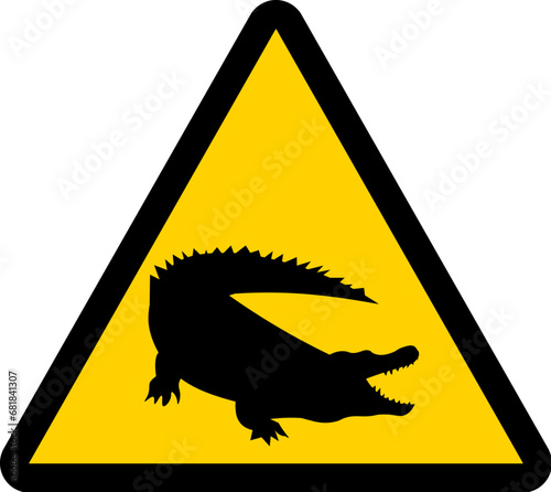 Alligator Sign  Alligator Area Sign