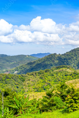 Beautiful landscape of the tropical coast of the Indian Ocean