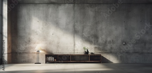 A rough concrete wall with industrial appeal.