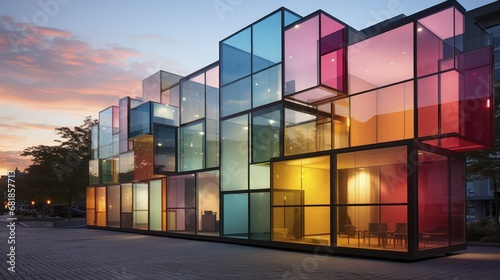 Smart windows dynamic glass energy efficient buildings advanced materials innovative design photo