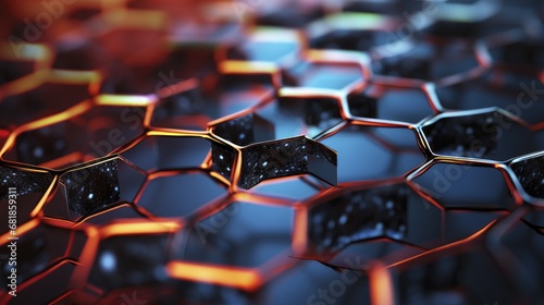 Graphene advanced technology innovative supermaterial ultra strong lightweight futuristic photo