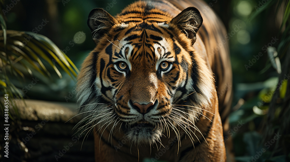 tiger in zoo HD 8K wallpaper Stock Photographic Image 