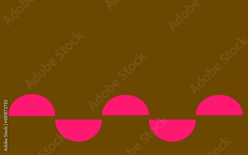 Creative background of circular shapes