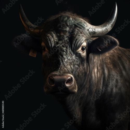 Portrait of a majestic Bull © somsong