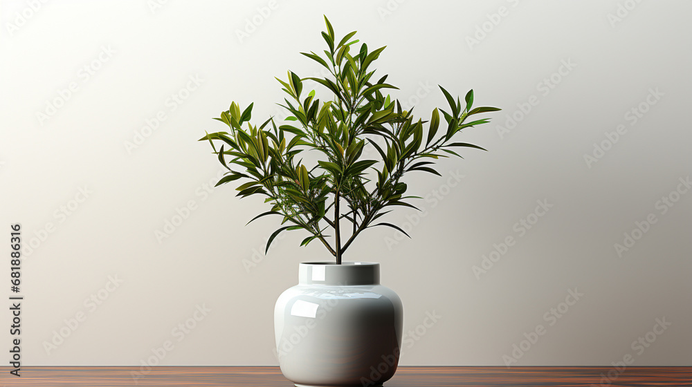 plant in a vase HD 8K wallpaper Stock Photographic Image 