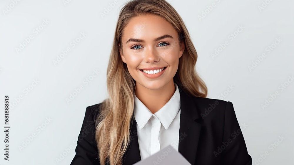 Portrait of an attractive business woman Portrait of an attractive business woman
