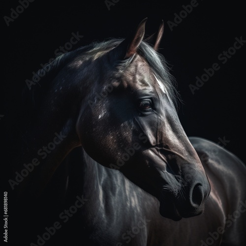 Portrait of a majestic Horse © somsong