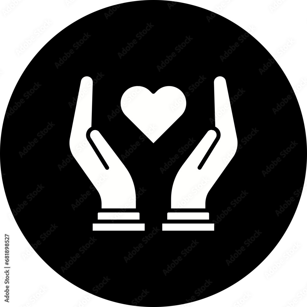 Fototapeta premium Charity Icon