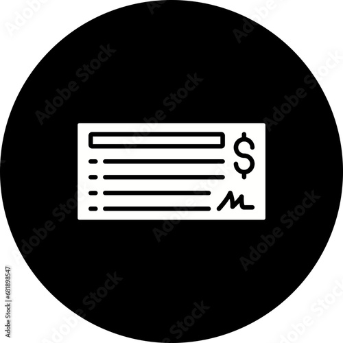 Cheque Icon