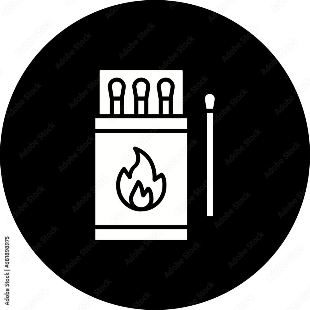 Obraz premium Matches Icon