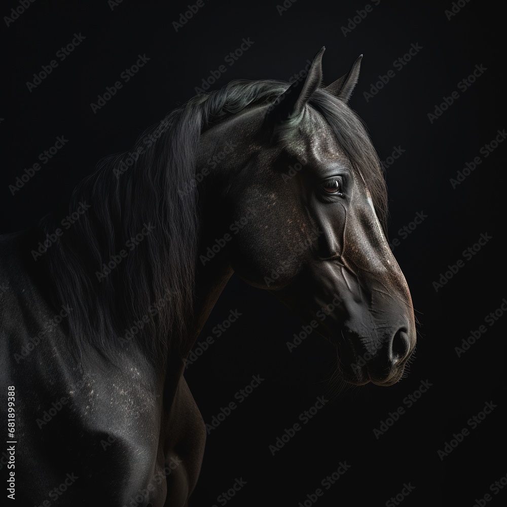Fototapeta premium Portrait of a majestic Horse