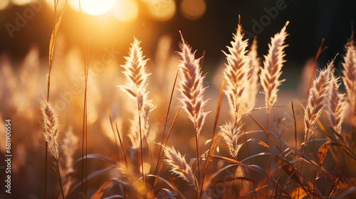 wheat field at sunset HD 8K wallpaper Stock Photographic Image 