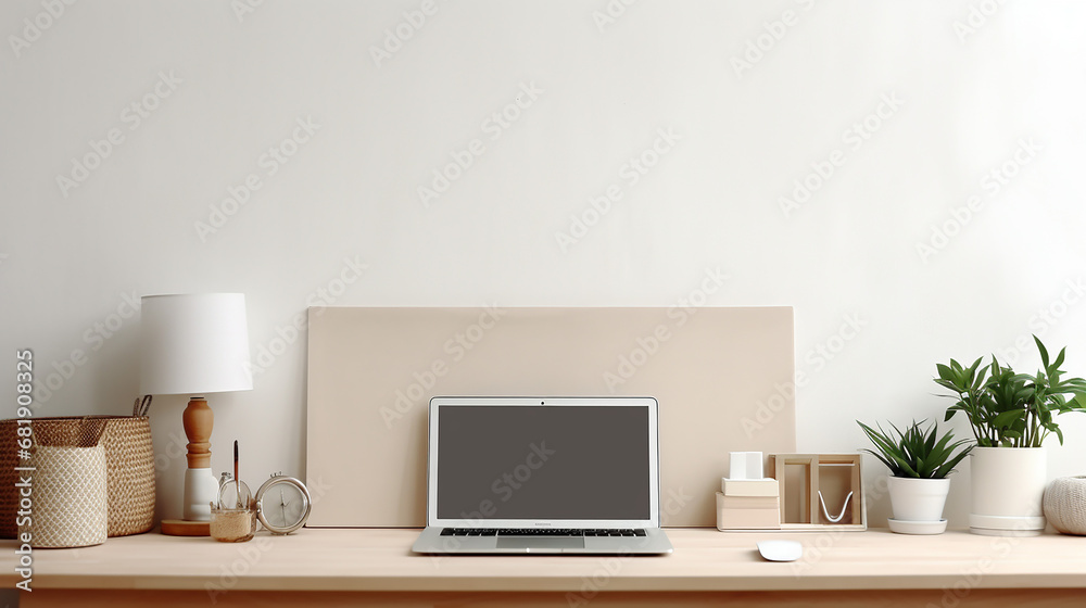 copy space on creative worktable with digital device copy space on creative worktable with digital device