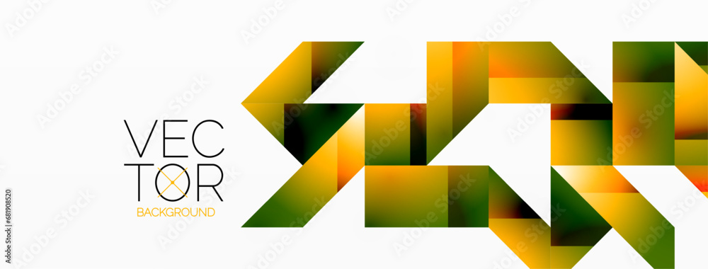 Creative geometric abstract background design