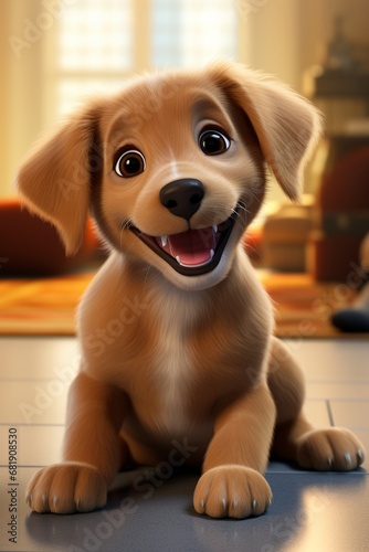 cute dog cartoon