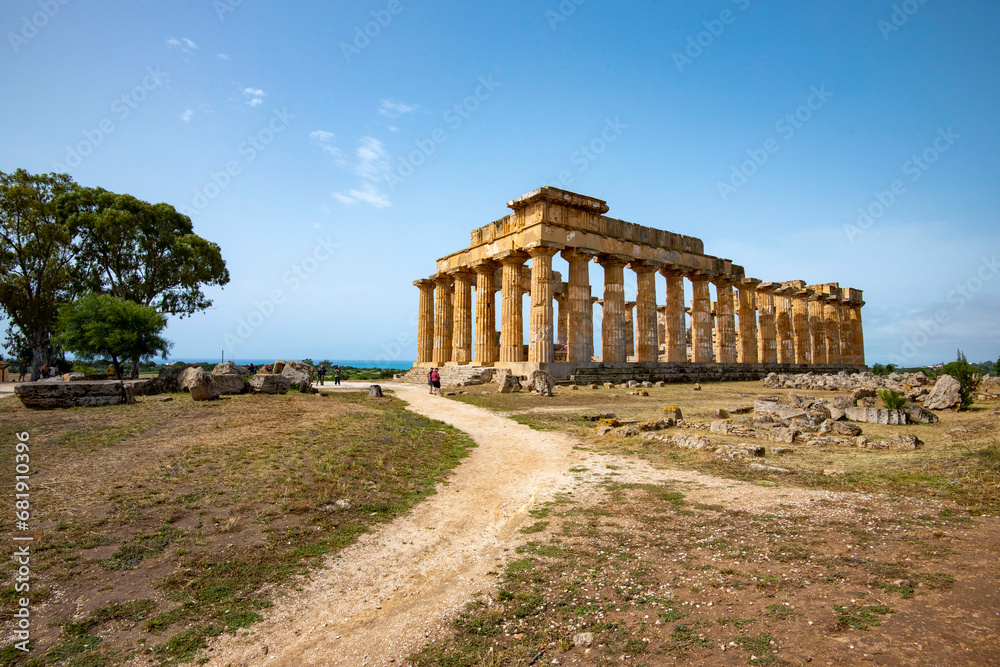 Temple of Hera in Selinunte - Sicily - Italy