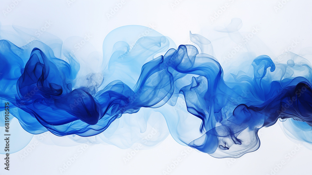 abstract background with white and dark blue ink spilled in water. abstract background with white and dark blue ink spilled in water.