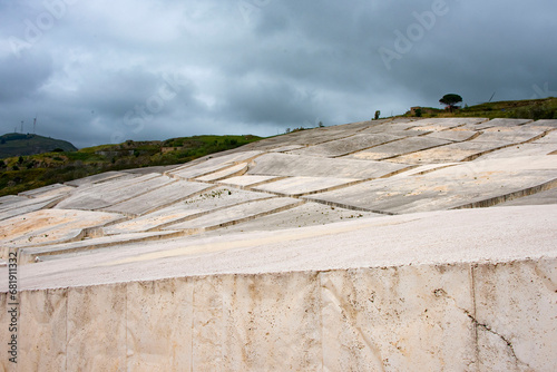 Cretto Burri Concrete Field - Sicily - Italy photo