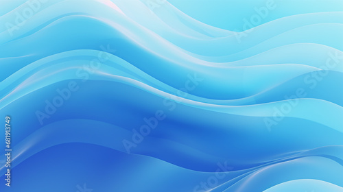 abstract blue sea wavy background © Aura
