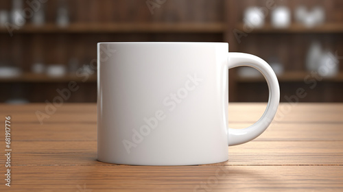 Mug Mockup with Stunning Decorative Background, A Versatile and Stylish Blank Canvas for Your Creativity