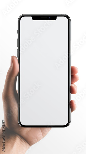Blank Smartphone Mockup on Sleek and Stylish Stand with Stunning Display of Infinite Possibilities for Your Next Digital Creation Showcase and Presentation