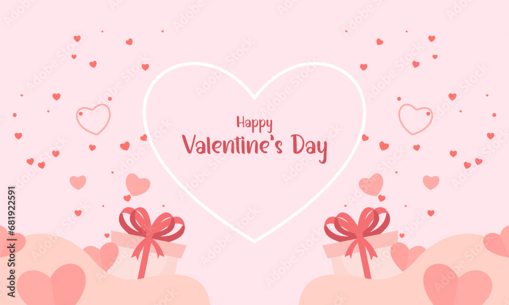 Love and valentine day lovers background