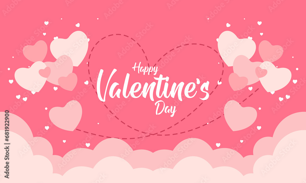 Love and valentine day lovers background